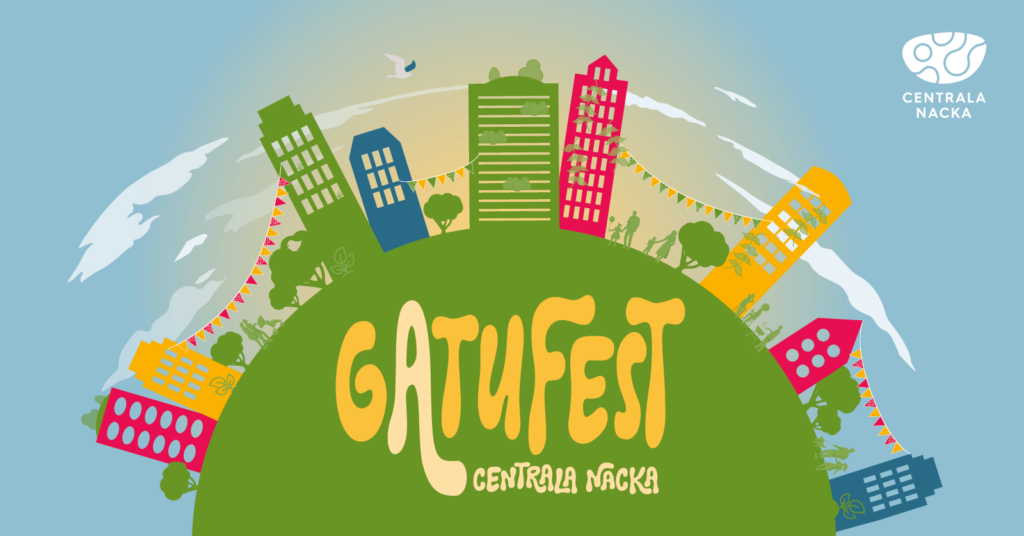 Gatufest i Centrala Nacka Lördag 13 juni kl 11-15