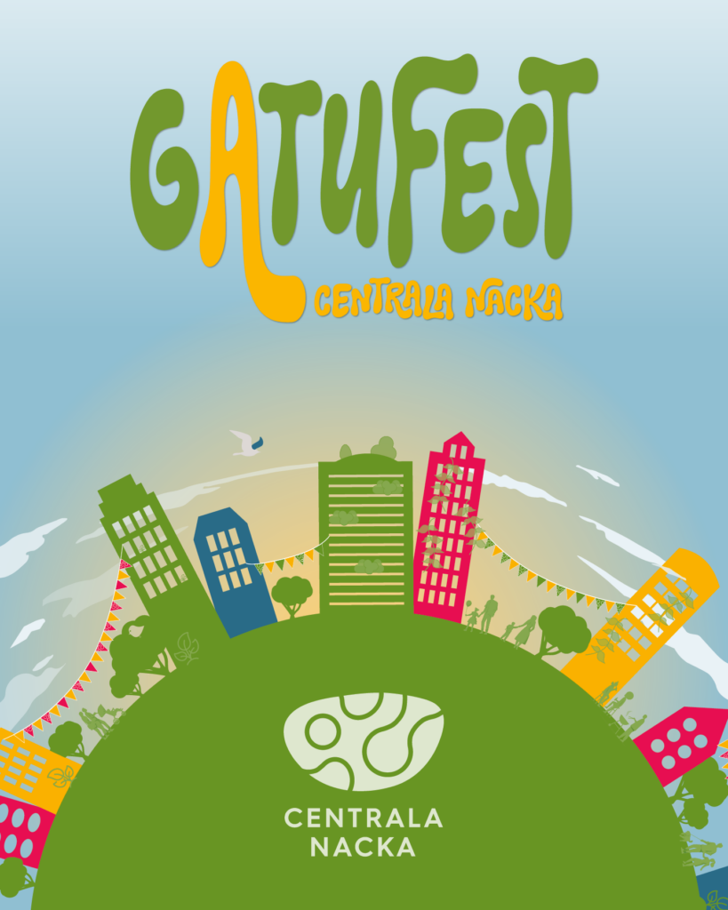Gatufest i Centrala Nacka Lördag 13 juni kl 11-15
